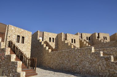 turistik otel, negev Çölü, İsrail.