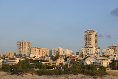 New residential buildngs in Ashdod city. clipart