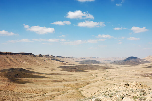 Crater Ramon in Negev desert.