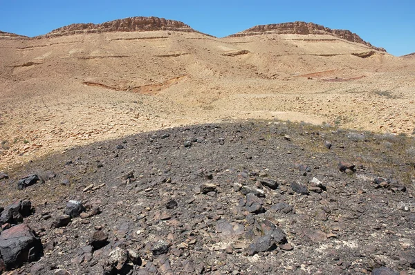 Cratere Ramon nel deserto del Negev . — Foto Stock