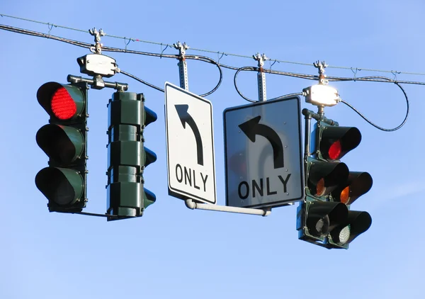 stock image Red traffic light