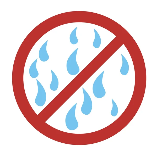 stock image No rain symbol