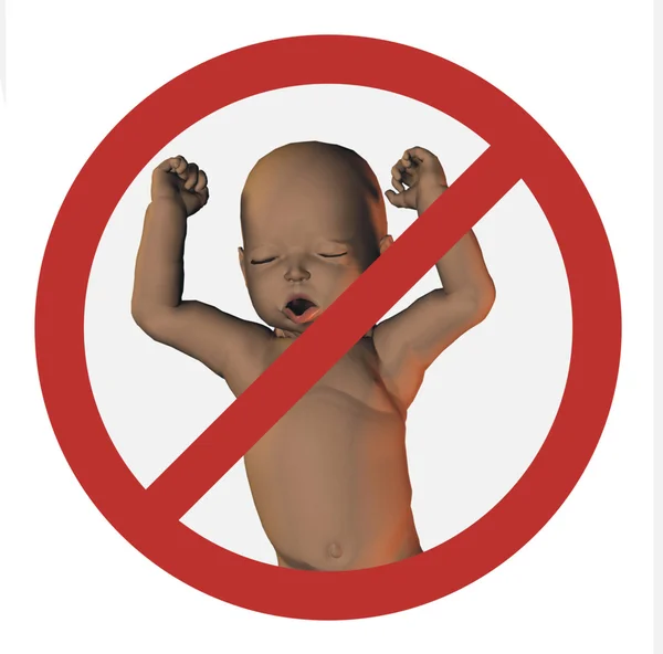 Nada de bebés llorando —  Fotos de Stock