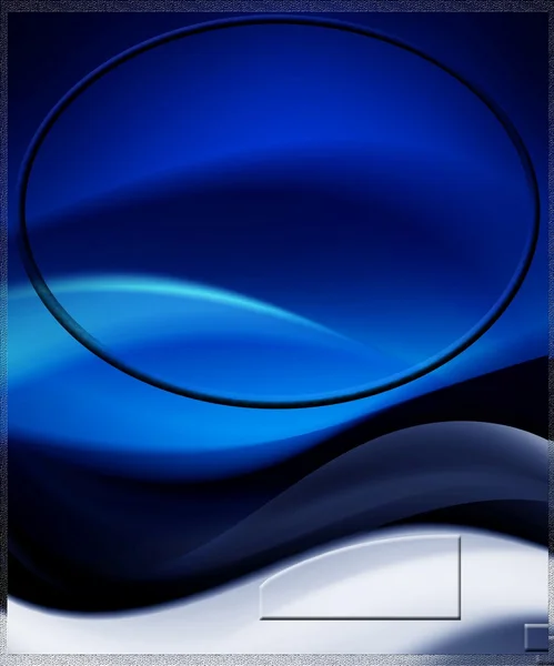 Blue cirkel bevelled background — Stock Photo, Image
