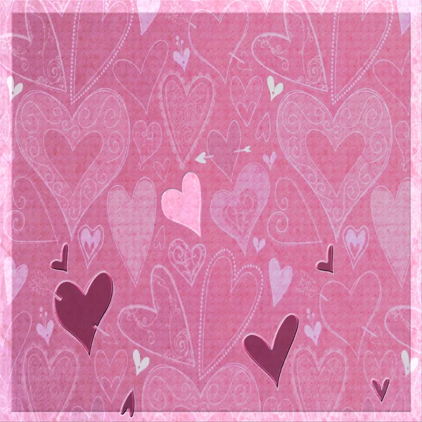 Розовый валентинка любовный фон — стоковое фото