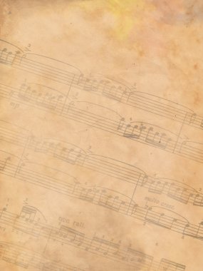 фон с нотами