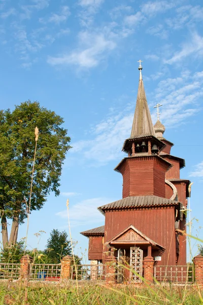 Dřevěný kostel v rostov, Rusko — Stock fotografie
