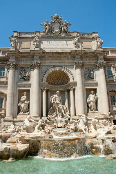 Fontana Di Trevi em Rome, Italia — Fotografia de Stock