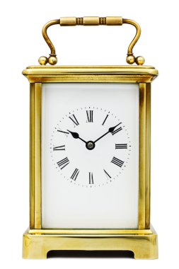 Antique Carriage Clock clipart