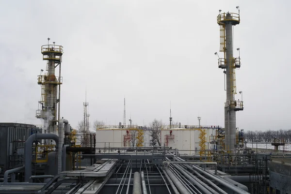 Petrolkémiai gépek — Stock Fotó