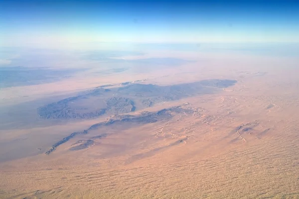 Widok z lotu ptaka pustyni — Zdjęcie stockowe