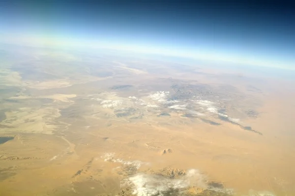 Vista aerea deserto — Foto Stock
