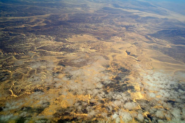 Vista aerea deserto — Foto Stock