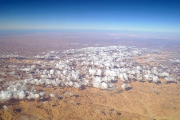 Deserto de vista aérea — Fotografia de Stock