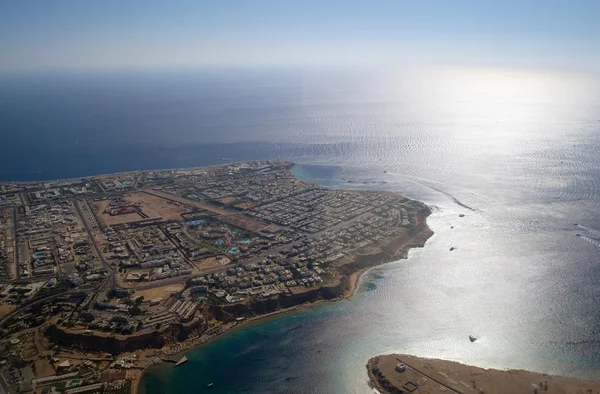 Stock image Aerial view city and sea