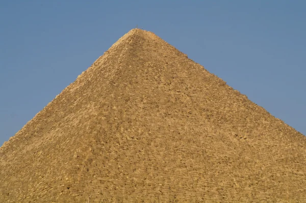 Célèbres pyramides égyptiennes antiques à Gizeh Le Caire — Photo