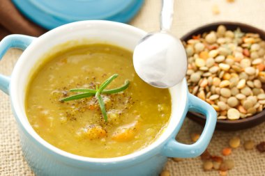 Lentil soup clipart