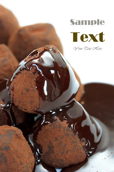 Trufa de chocolate — Foto de Stock