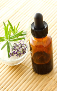 Essential oil dropper bottle clipart