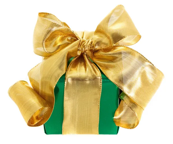 녹색 선물 상자 — 스톡 사진