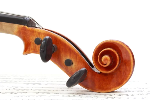 Pergamino de violín — Foto de Stock