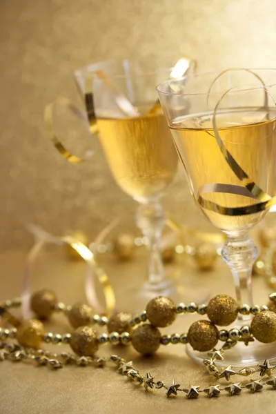 Święta szampan — Zdjęcie stockowe