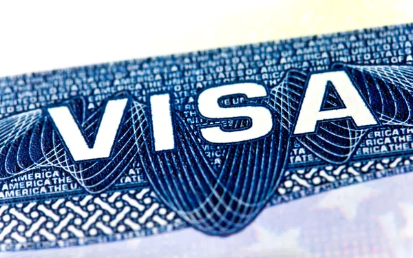 Estados Unidos Visa — Fotografia de Stock