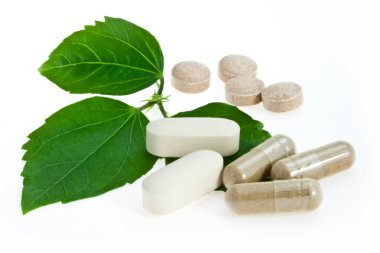 Natural pills clipart