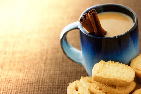 Ciasteczka i kawa — Zdjęcie stockowe