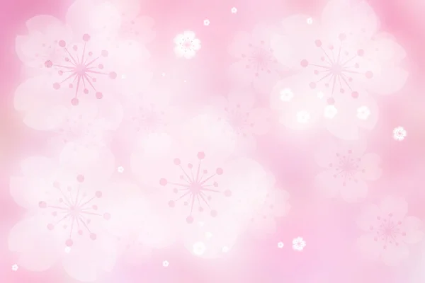 Kirschblüte abstrakte Lichter — Stockfoto