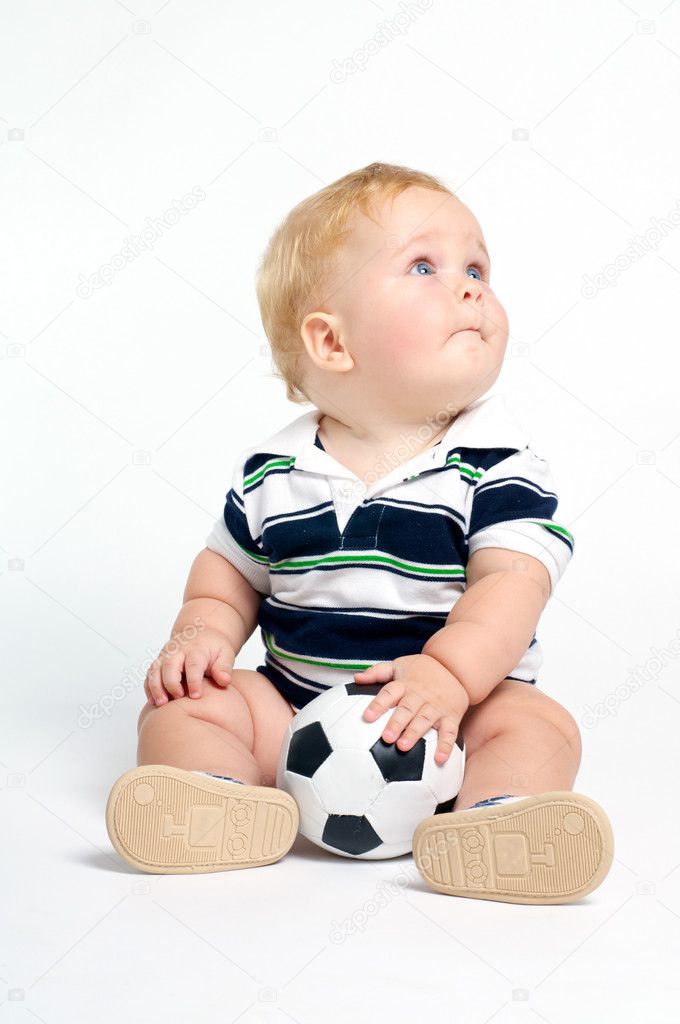 Bebe Et Soccer Ball Image Libre De Droit Par Tangducminh C