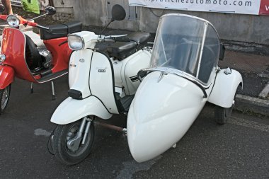 Lambretta sidecar clipart