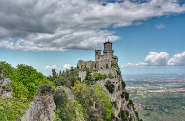 Fortress of San Marino clipart