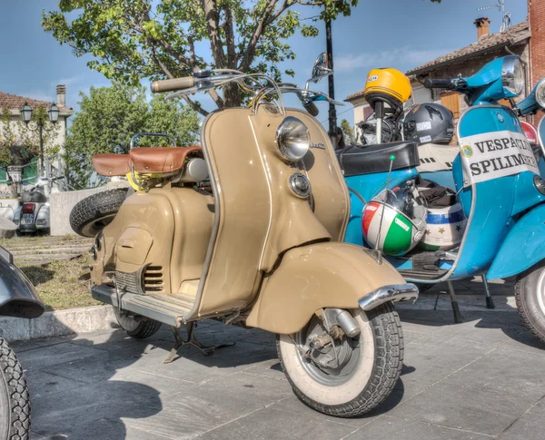 Vintage italian scooters — Stock Photo, Image