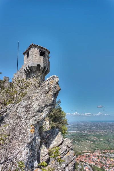 stock image Medieval tower in San Marino