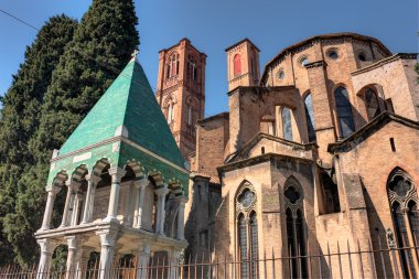 Church of S. Francesco in Bologna clipart