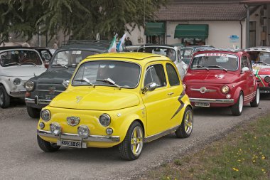 Fiat 500 Abarth clipart