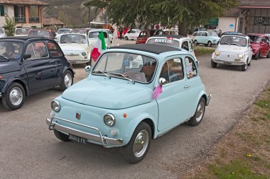 Old Fiat 500 clipart