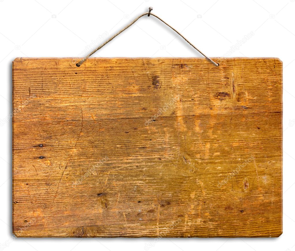 Табличка на гвоздике деревянная