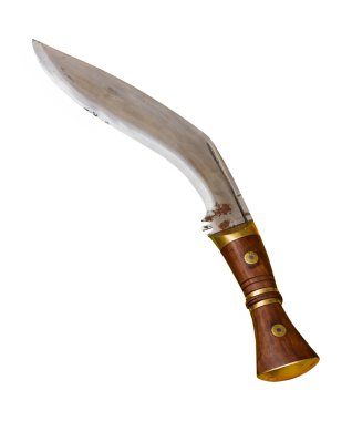 Kukri knife - clipping path clipart