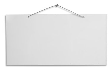 Lacquered aluminium sheet - clipping path clipart