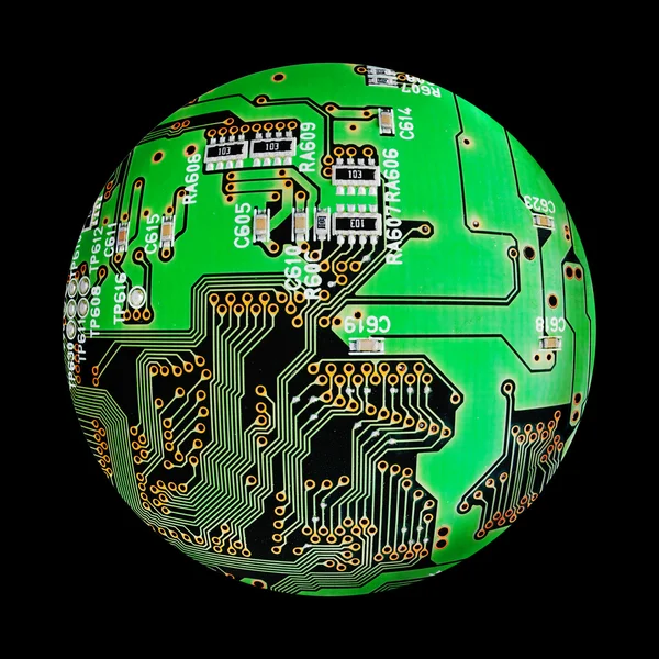 Electronic globe — Stock Photo, Image