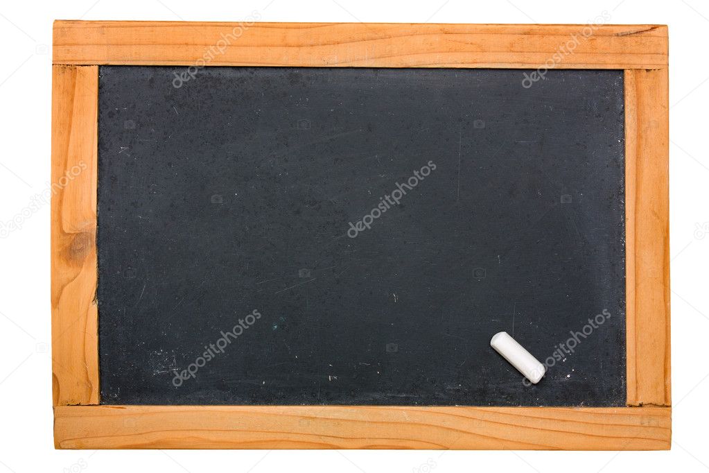 Old small blackboard