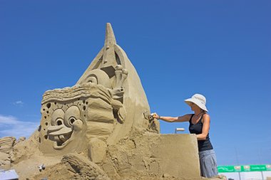 Sand sculpture clipart