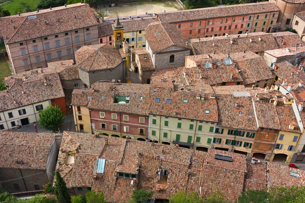 stock image Roofs seen from above