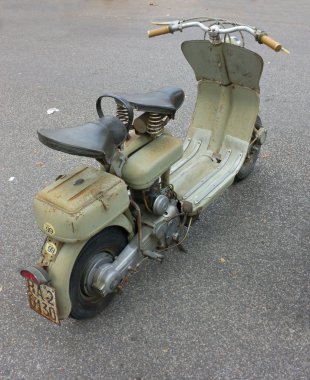 eski İtalyan scooter