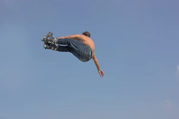 ローラー スケート フリー スタイル — ストック写真