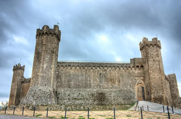 Slottet av montalcino — Stockfoto