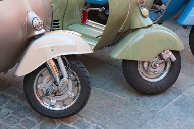 Vintage scooter wheels