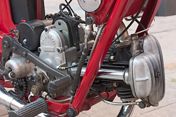 Старий двигун мотоциклів — стокове фото